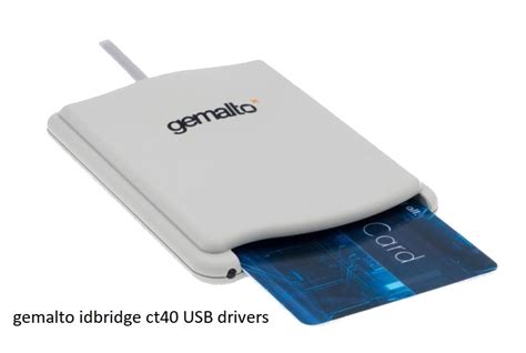 Gemalto smartcard driver